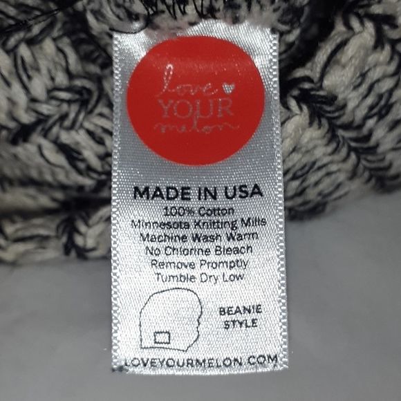 Love Your Melon Knitted Cotton Beanie Hat - Picture 4 of 4